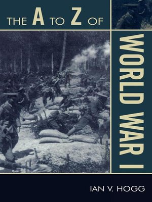 cover image of The A to Z of World War I